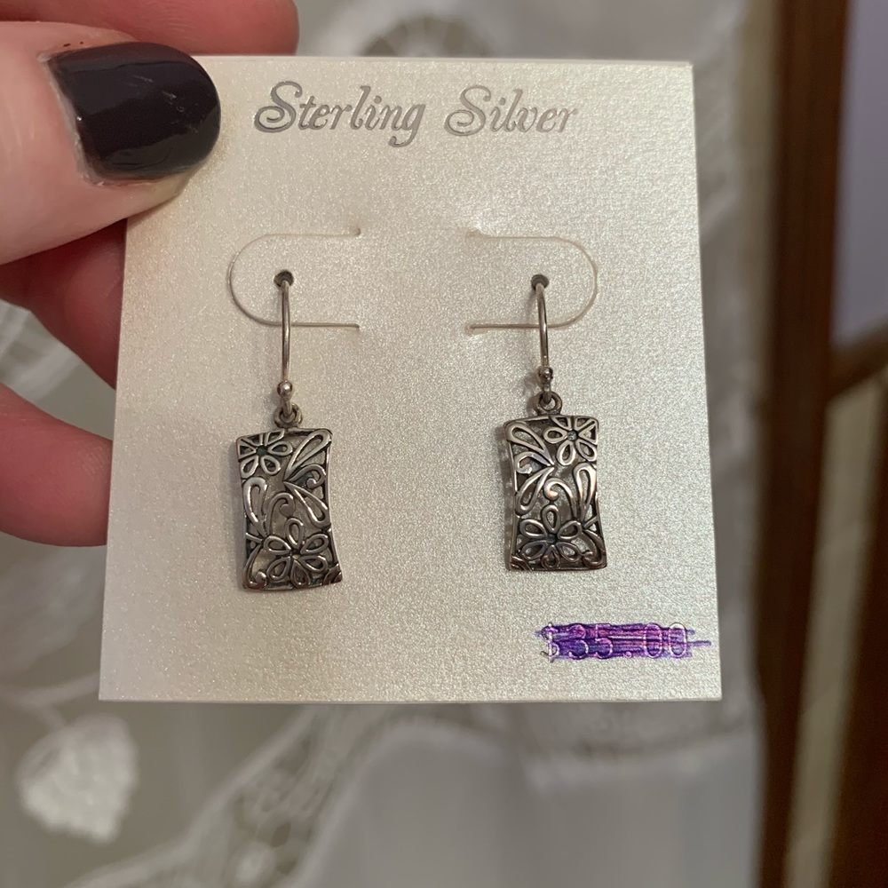 Sterling silver earrings